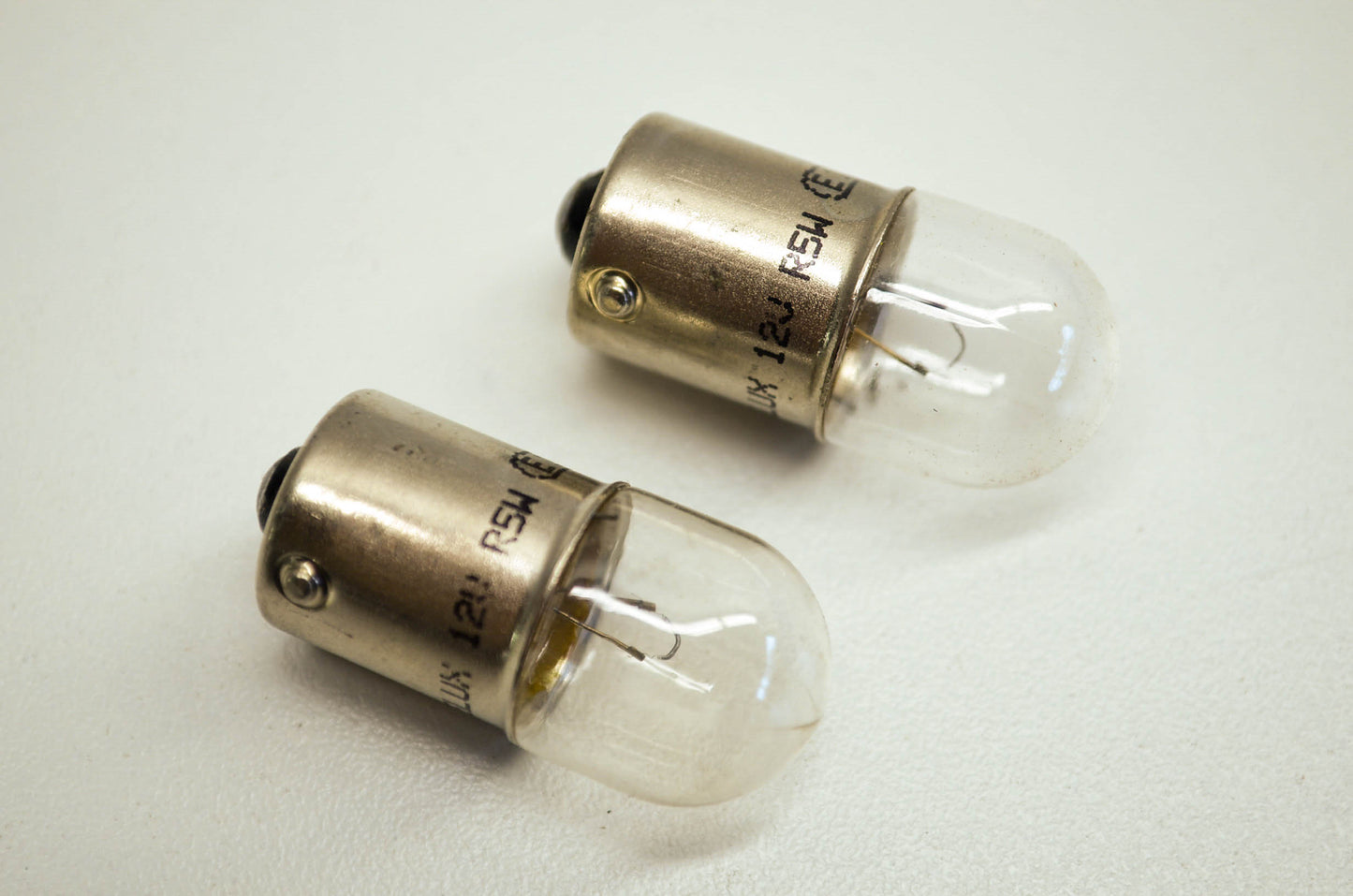 New Tomos 12V R5W 1 Terminal 15mm Base Replacement Light Bulb QTY 2 NOS