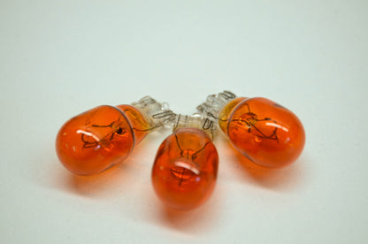 New K&S Marker Lights Small Flat Replacement Bulb Amber Qty 3 NOS