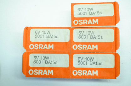 OEM Honda 34905-148-790 Bulb (6V10W) (5001) Qty 5 NOS