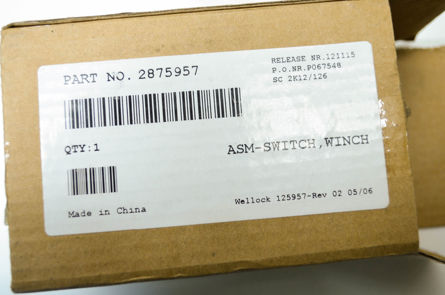 New OEM Polaris Winch ASM-Switch Sportsman EPS Forest Touring 550 500 850 NOS