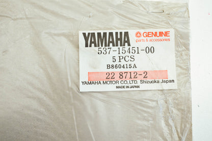 OEM Yamaha 537-15451-00-00 Crankcase Cover Gasket NOS