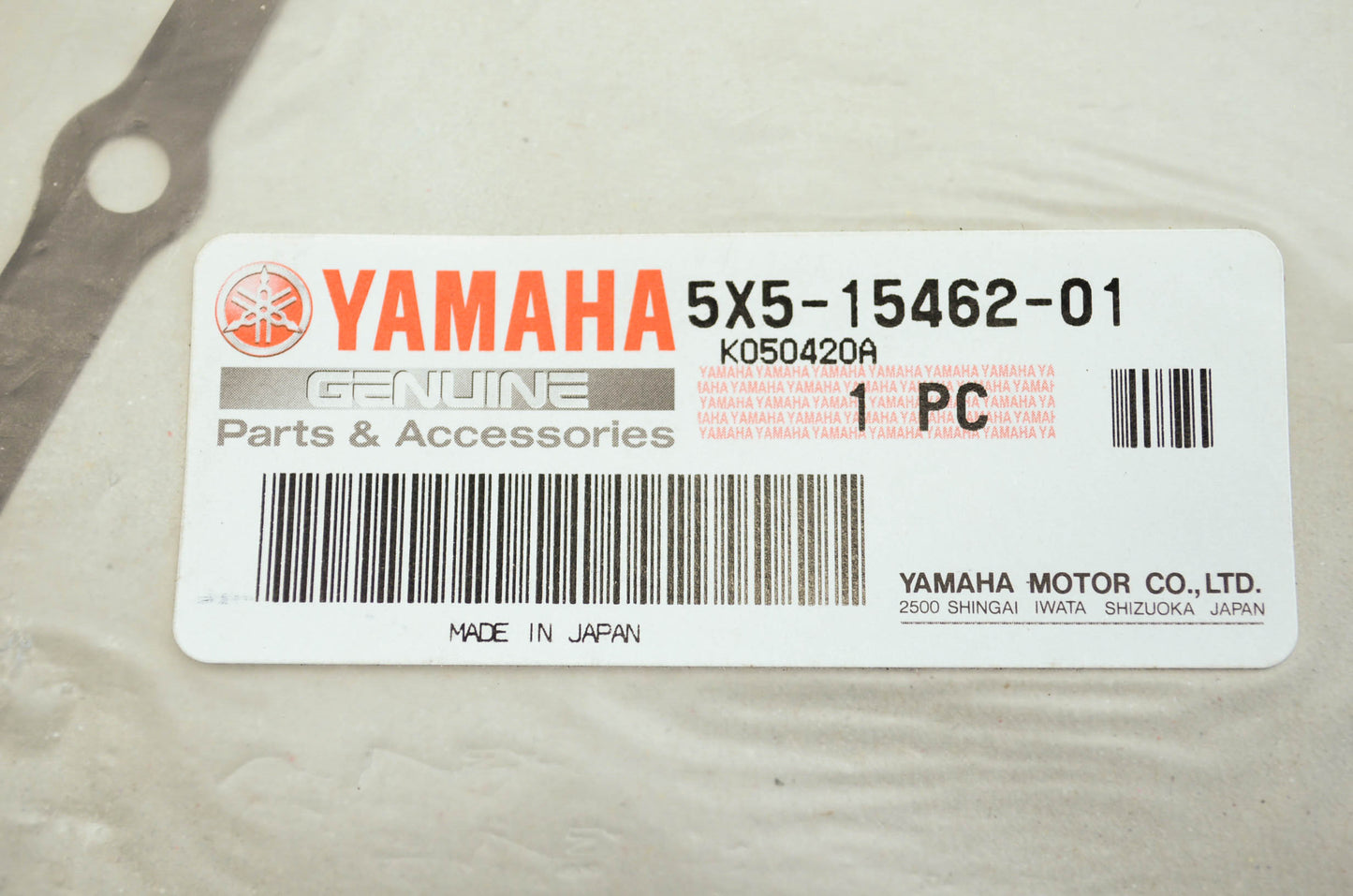 OEM Yamaha 5x5-15462-01-00 Crankcase Cover Gasket 3 NOS