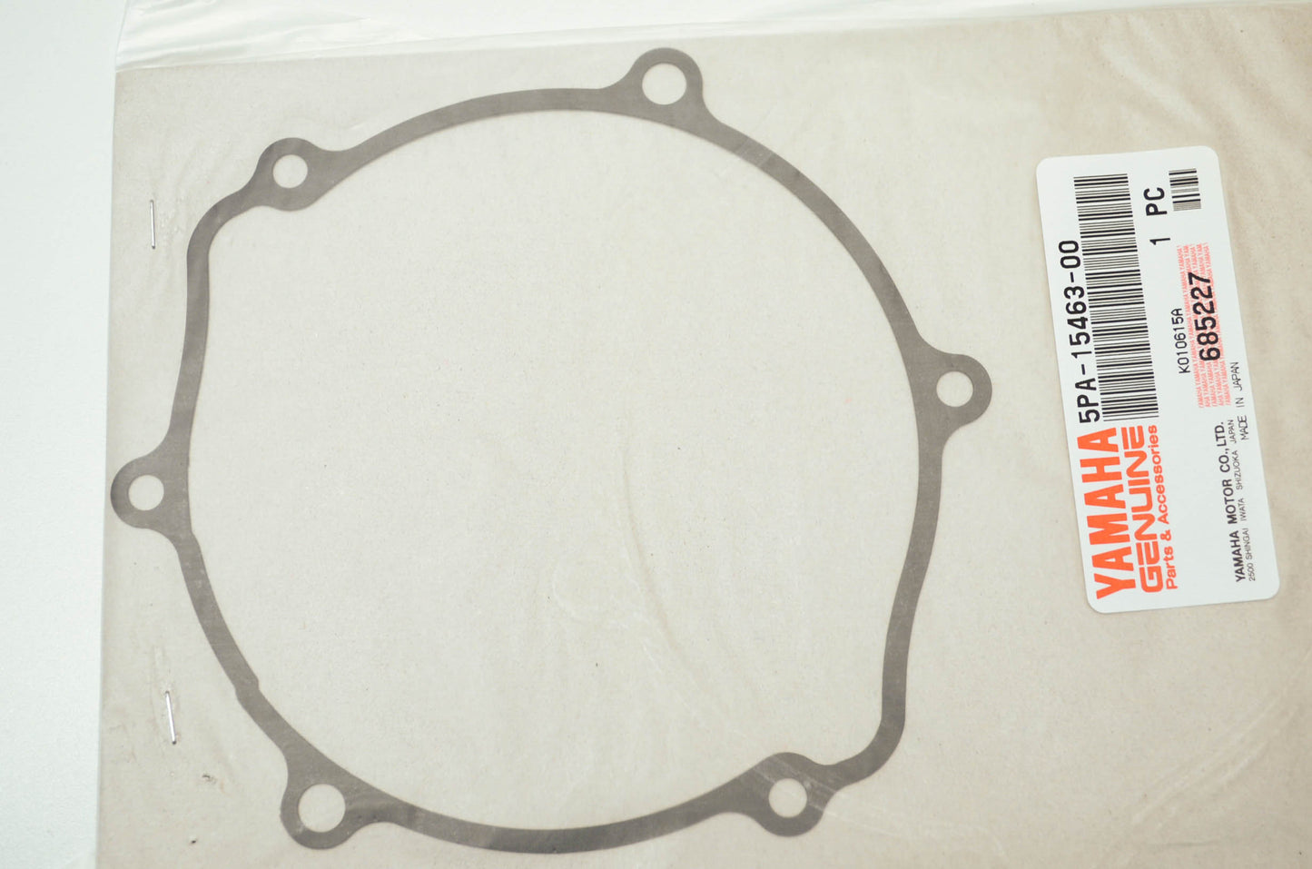 OEM Yamaha 5pa-15463-00-00 Clutch Cover Gasket NOS