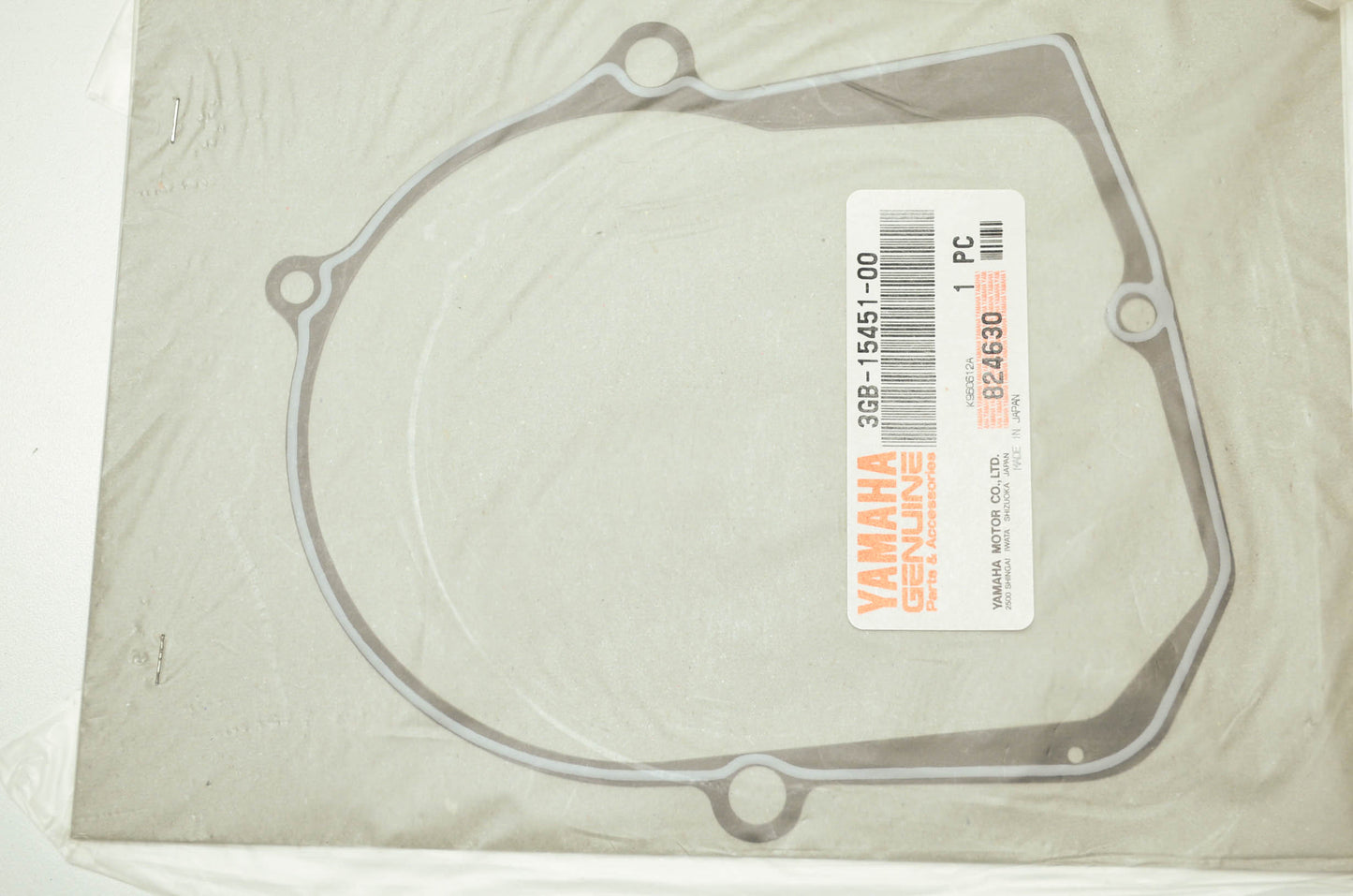 OEM Yamaha 3gb-15451-00-00 Crankcase Cover Gasket NOS
