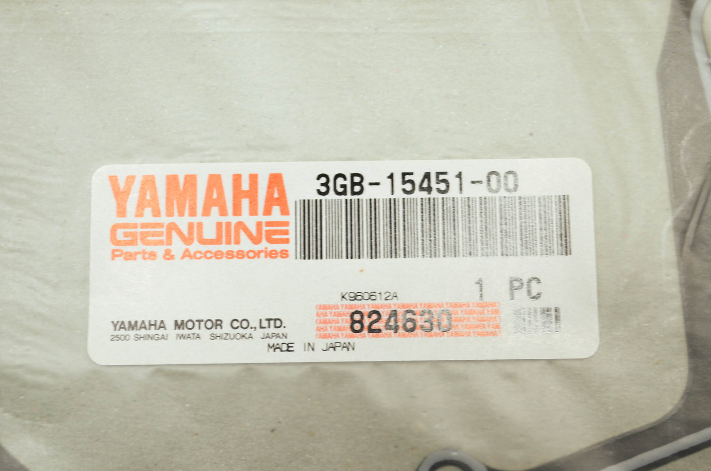 OEM Yamaha 3gb-15451-00-00 Crankcase Cover Gasket NOS