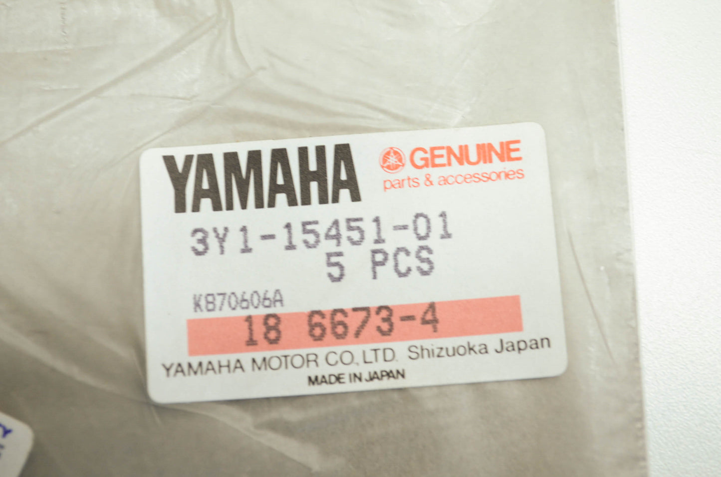 OEM Yamaha 3y1-15451-01-00 Crankcase Cover Gasket NOS