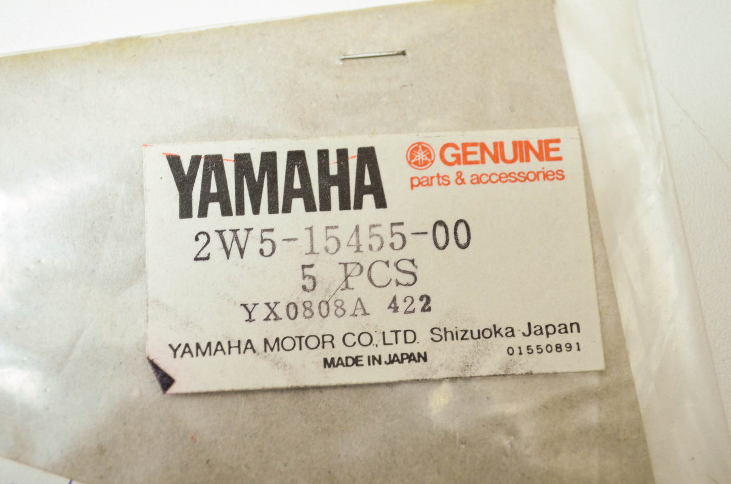 OEM Yamaha 2w5-15455-00-00 Gasket 1 NOS