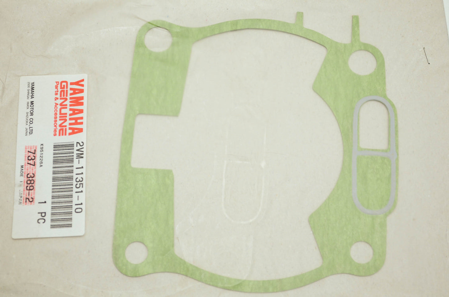 OEM Yamaha 2vm-11351-10-00 Cylinder Gasket NOS