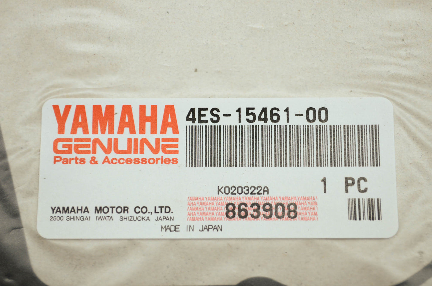 OEM Yamaha 4ES-15461-00-00 Crankcase Cover Gasket 2