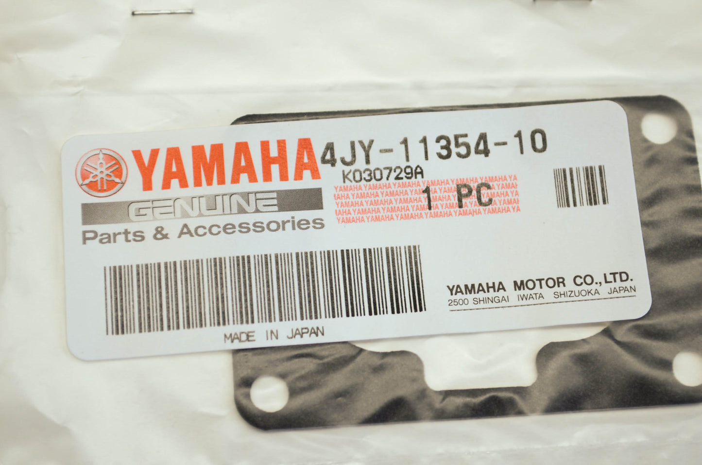 OEM Yamaha 4jy-11354-10-00 Gasket NOS