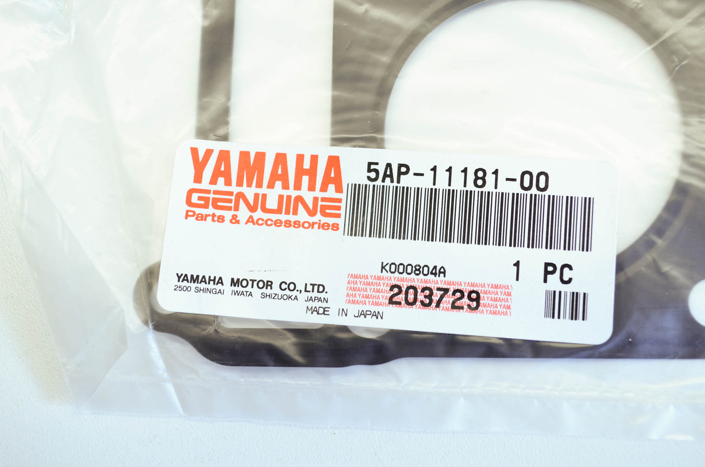 OEM Yamaha 5ap-11181-00-00 Cylinder Head Gasket NOS