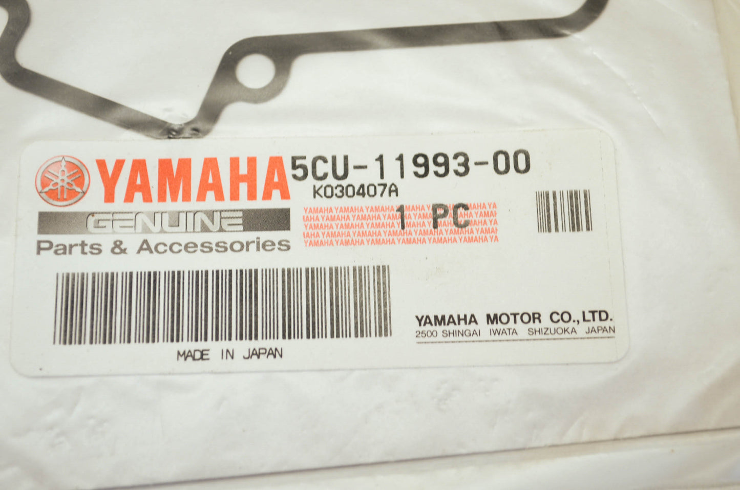 OEM Yamaha 5cu-11993-00-00 Gasket NOS
