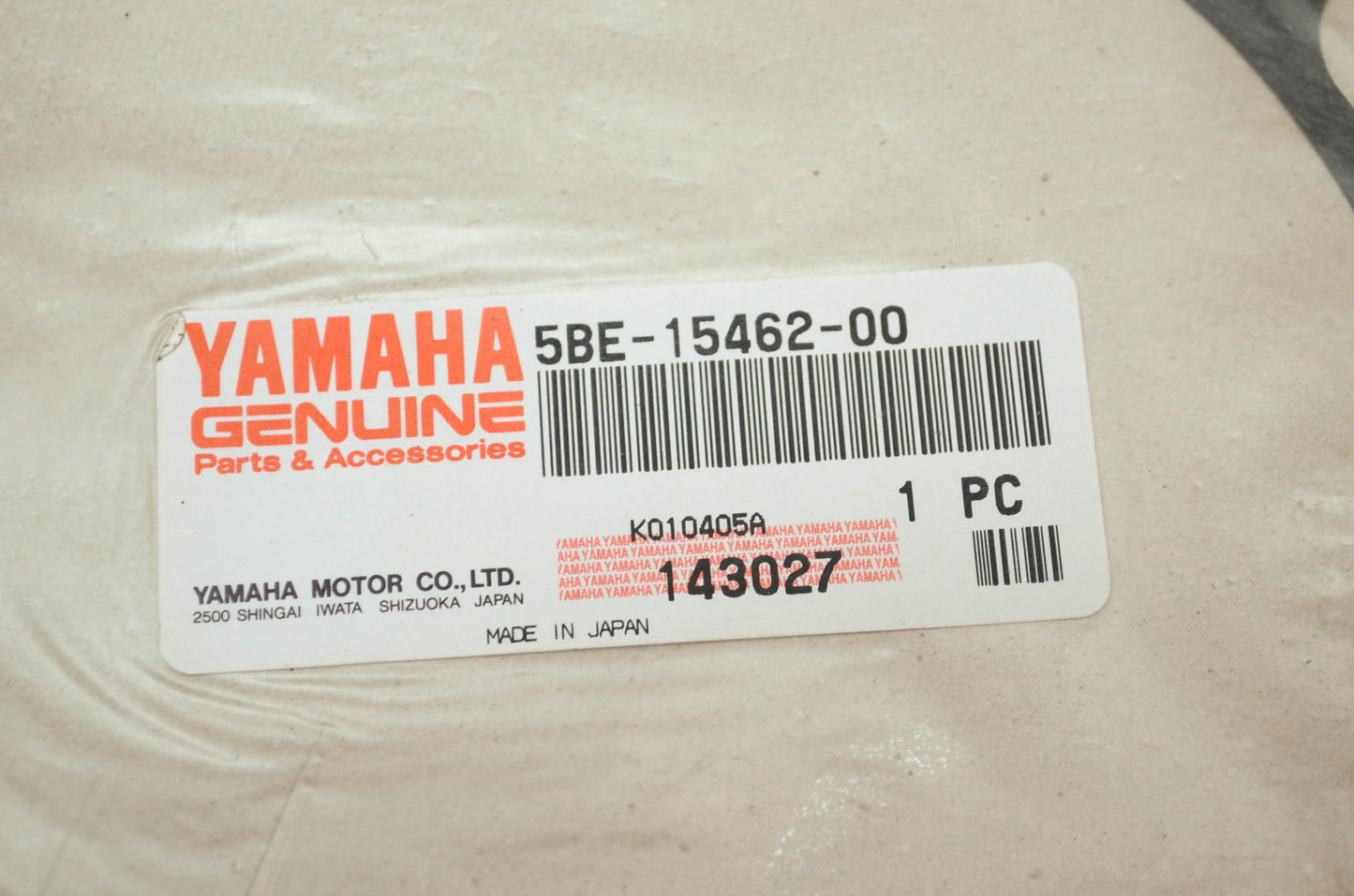 OEM Yamaha 5be-15462-00-00 Crankcase Gasket NOS