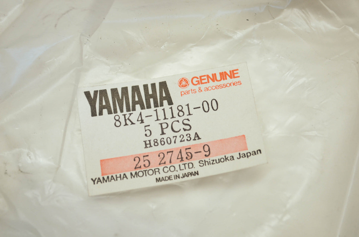 OEM Yamaha 8k4-11181-00-00 Cylinder Head Gasket 1 NOS