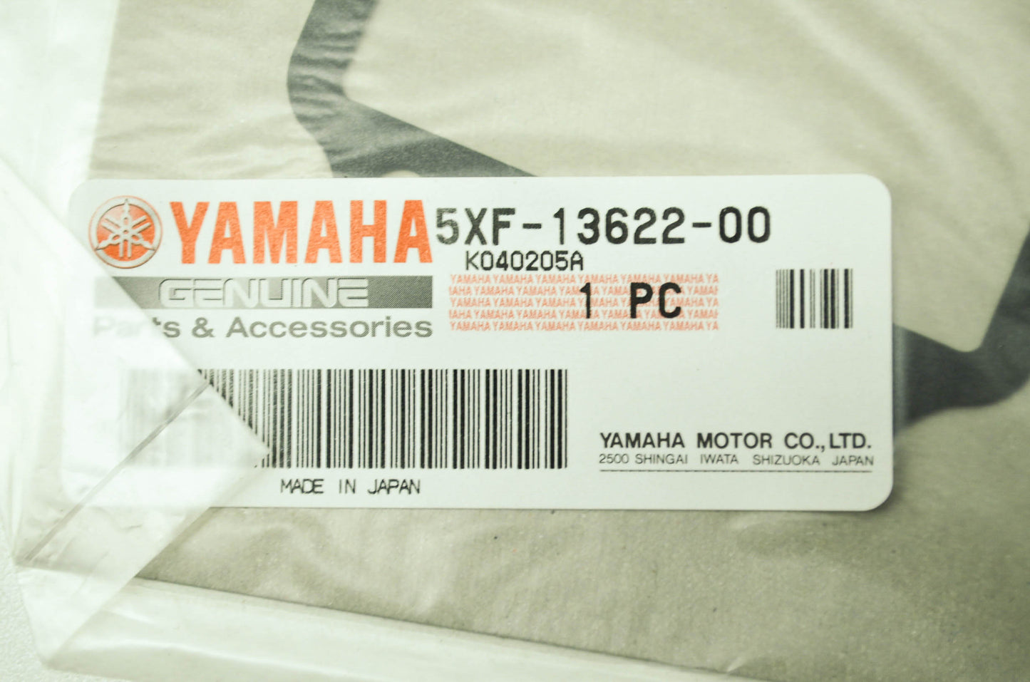 OEM Yamaha 5XF-13622-00-00 Valve Seat Gasket NOS