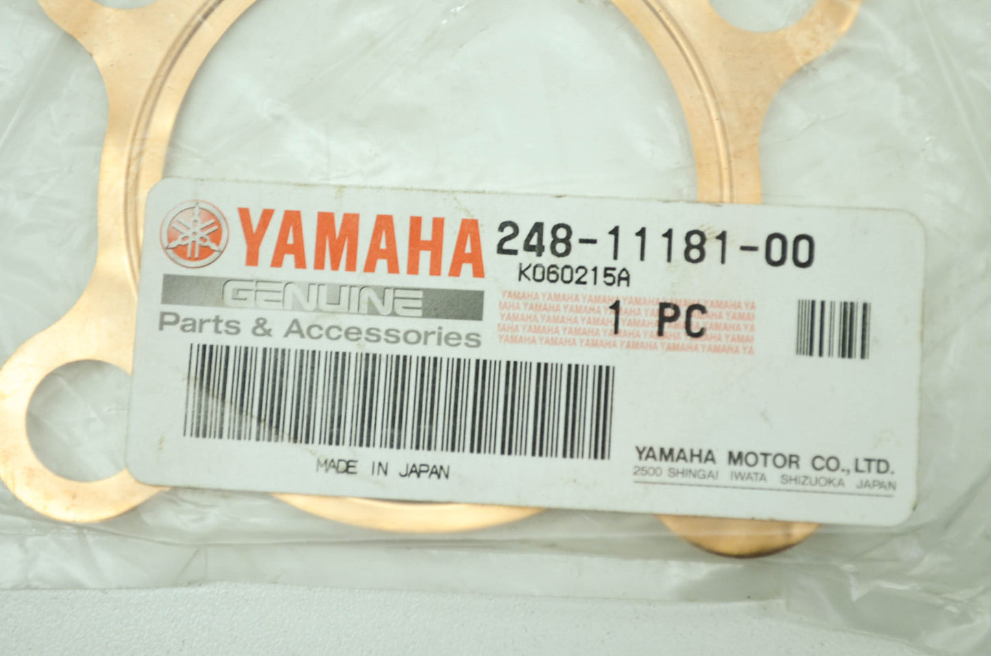 OEM Yamaha 248-11181-00-00 Cylinder Head Gasket 1 NOS
