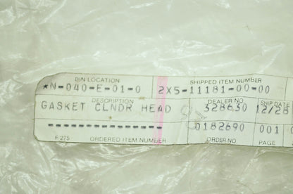 OEM Yamaha 2X5-11181-00-00 Cylinder Head Gasket 1 NOS