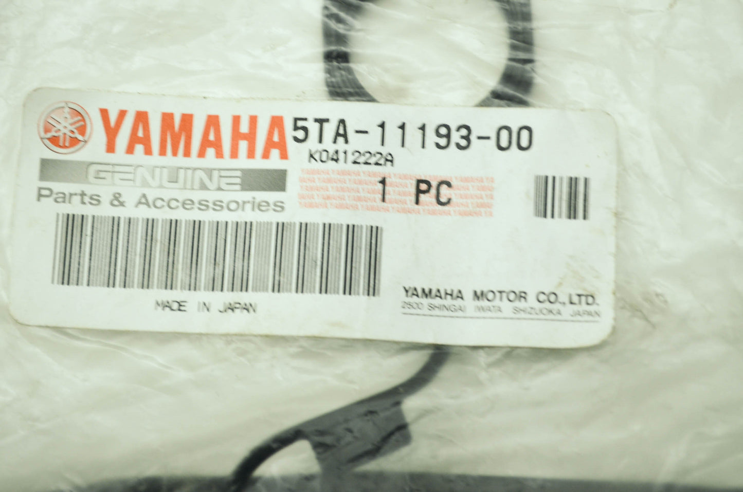 OEM Yamaha 5TA-11193-00-00 Head Cover Gasket 1 NOS