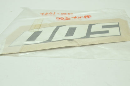 New OEM Kawasaki Decal '500' 90-92 EX500 NOS
