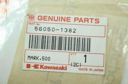 New OEM Kawasaki Decal '500' 90-92 EX500 NOS