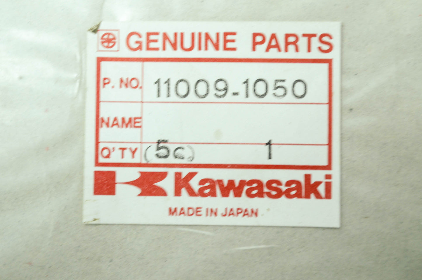 OEM Kawasaki 11009-1050 Head Cover Cylinder Gasket NOS
