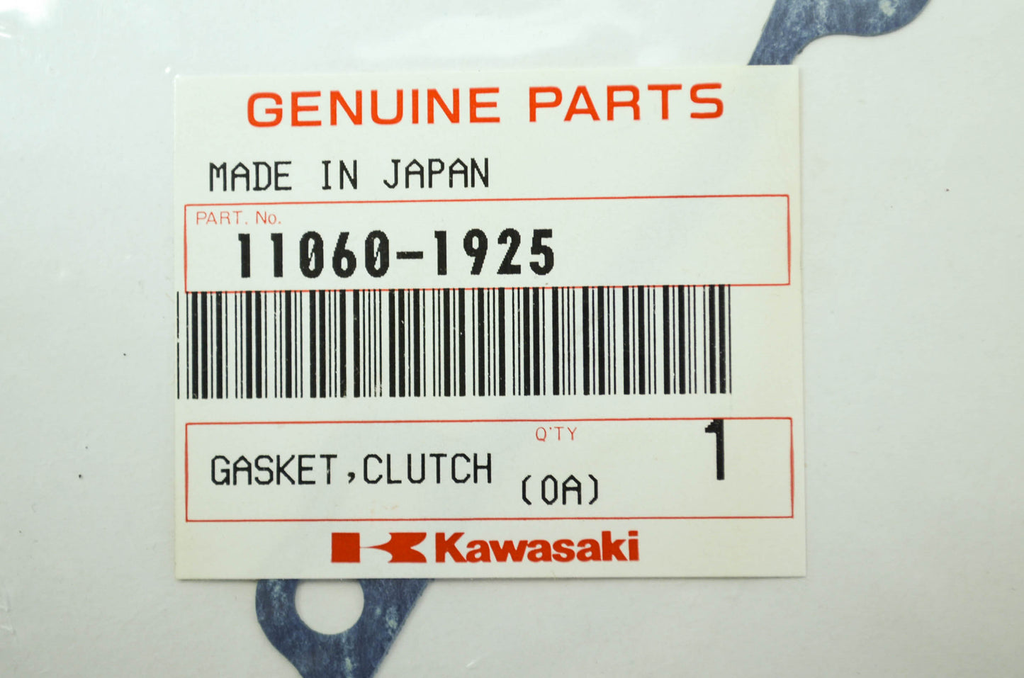 OEM Kawasaki 11060-1925 Clutch Cover Gasket NOS