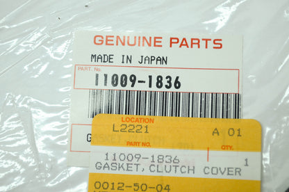 OEM Kawasaki 11009-1836 Clutch Cover Gasket NOS