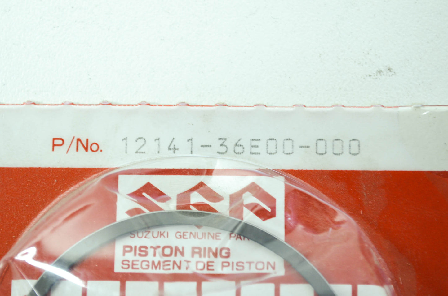 OEM Suzuki 12141-36E00-000 Piston Ring NOS