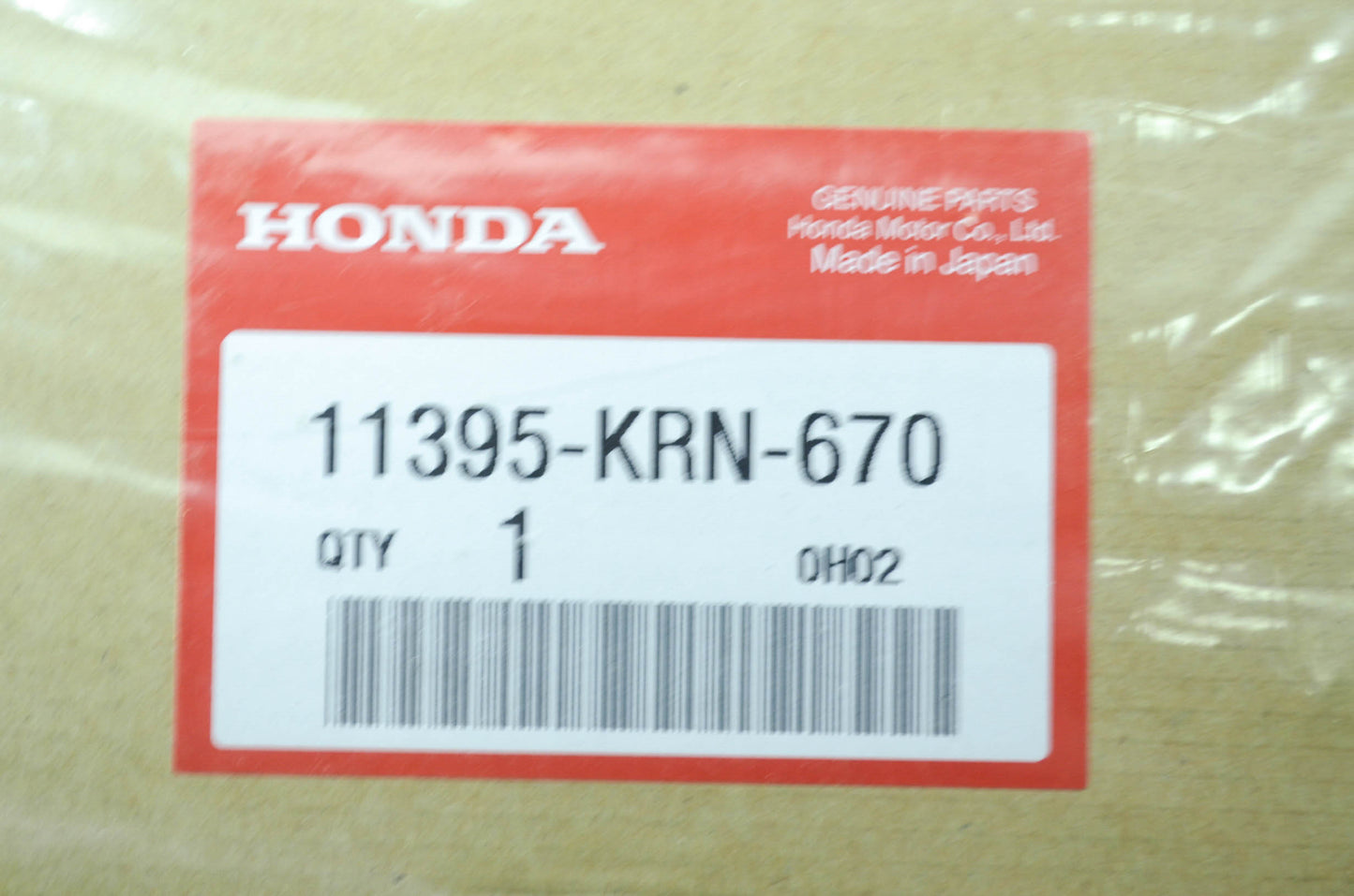 OEM Honda 11395-KRN-670 Left Cover Gasket NOS