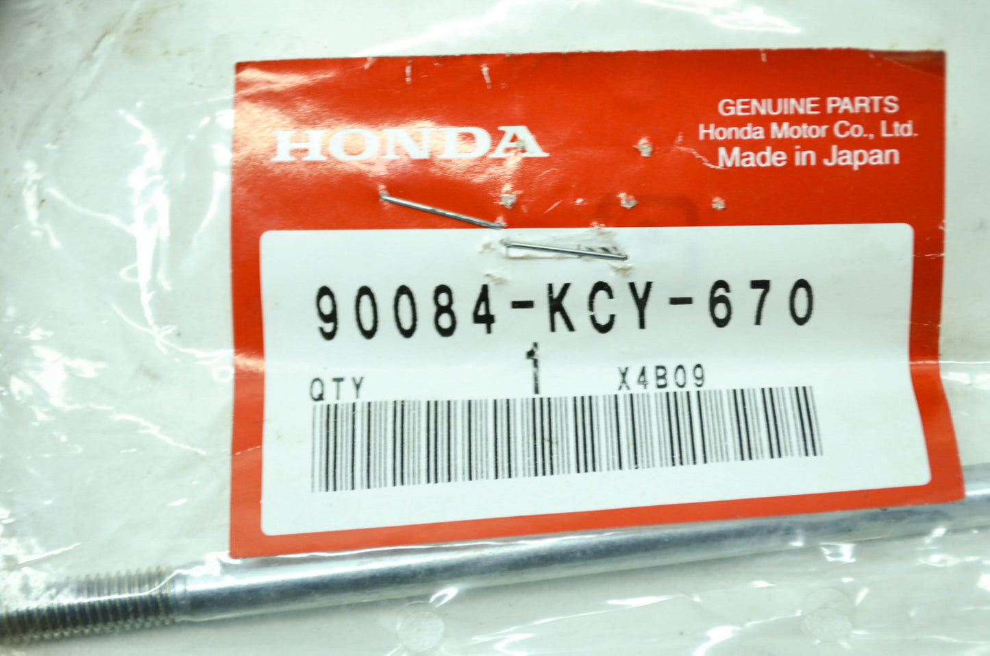 OEM Honda 90084-KCY-670 Flange Bolt (6X118) NOS