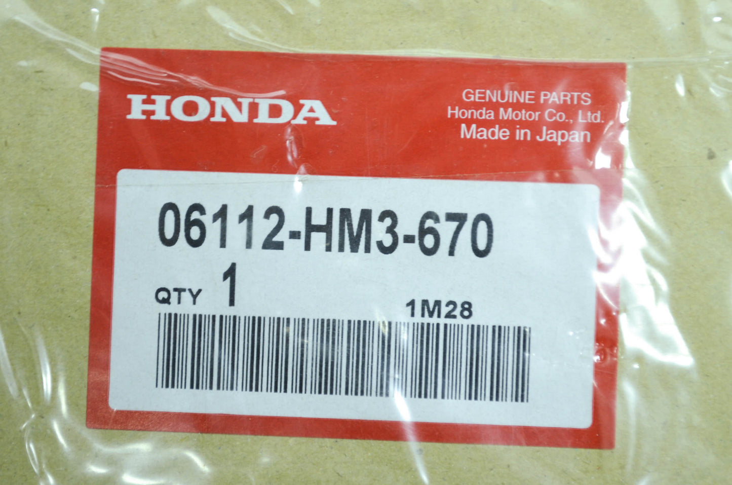 OEM Honda 06112-HM3-670 Gasket Kit B NOS