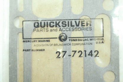 Quicksilver 27-72142 Water Jacket Gasket NOS