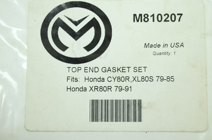 New Moose Top End Gasket Kit 79-85 CY80 XL80 79-91 XR80 NOS