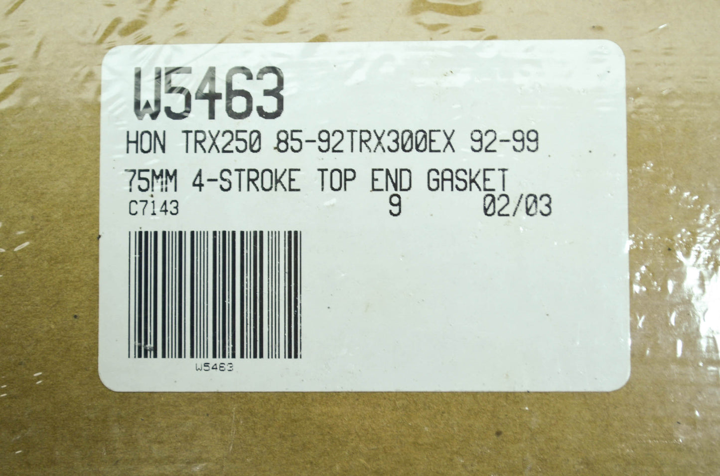 New Cometic Top End Gasket Kit 8592 TRX250 92-99 TRX300EX 75mm NOS
