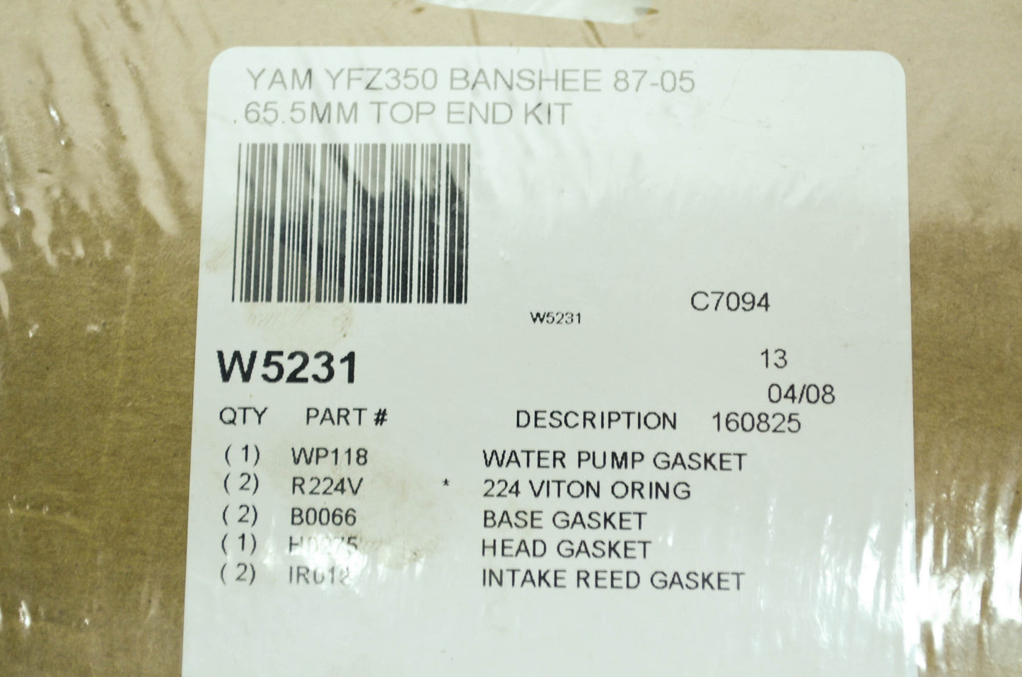 Top End Gasket Kit NOS