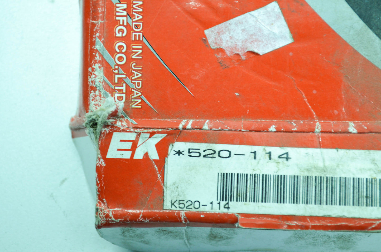 New EK Motorcycle Chain 520 114 Links NOS