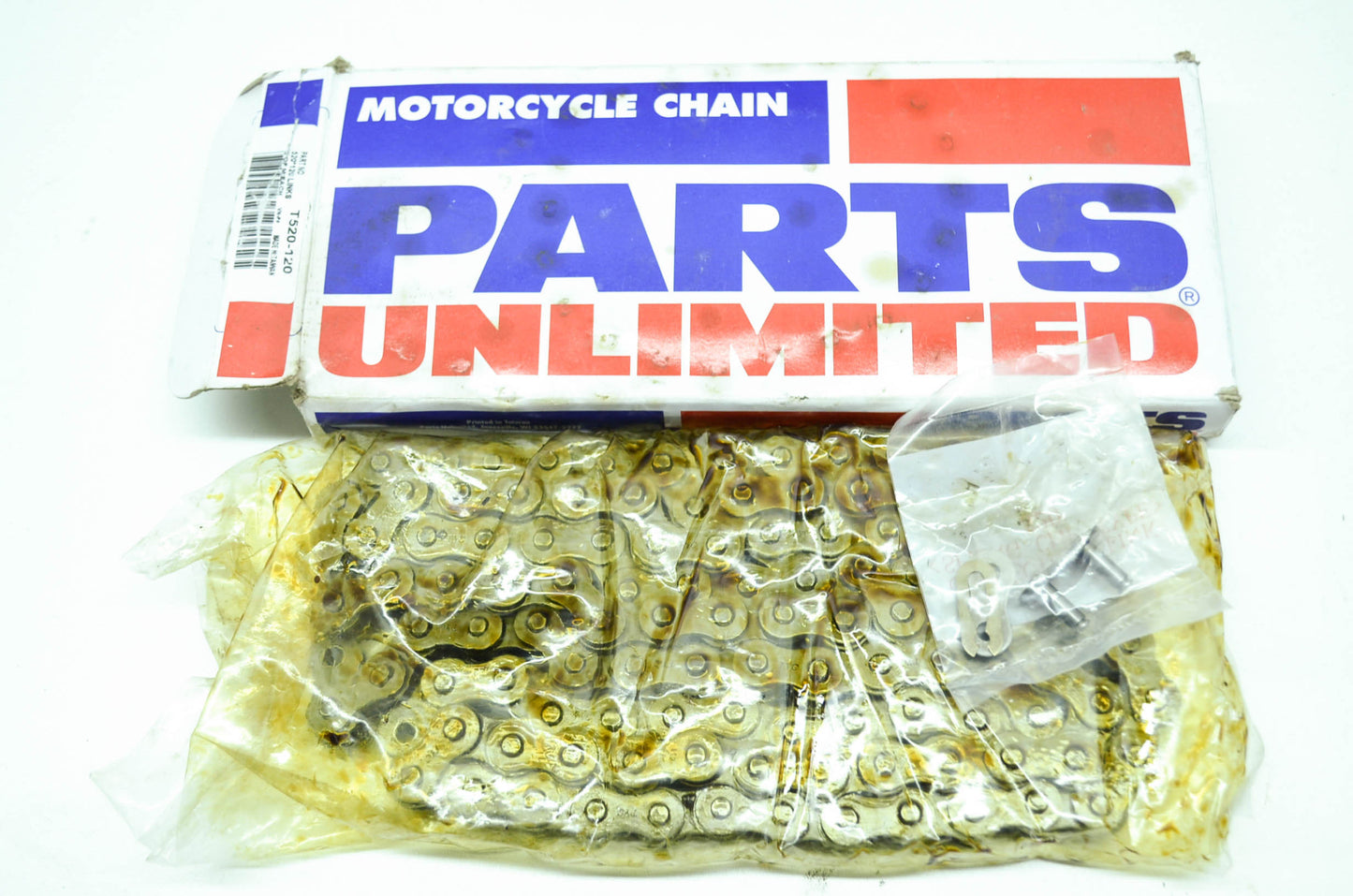 New Parts Unlimited Chain 520 Width 120 Links NOS