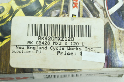 New RK Chain 420 width 120 Links NOS