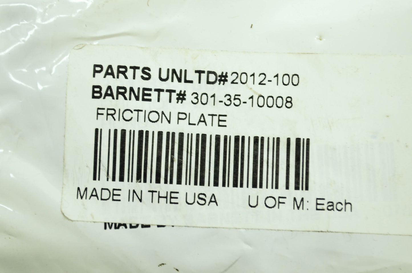 New Barrett Clutch Friction Plate 2012-100 Honda XL CBR CB CL CMX SL CT CM CMT V