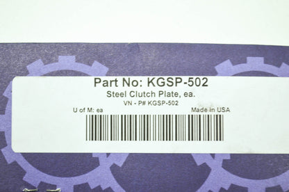 New KG Clutch Steel Plate Yamaha TTR TW XT BW YZ SR NOS