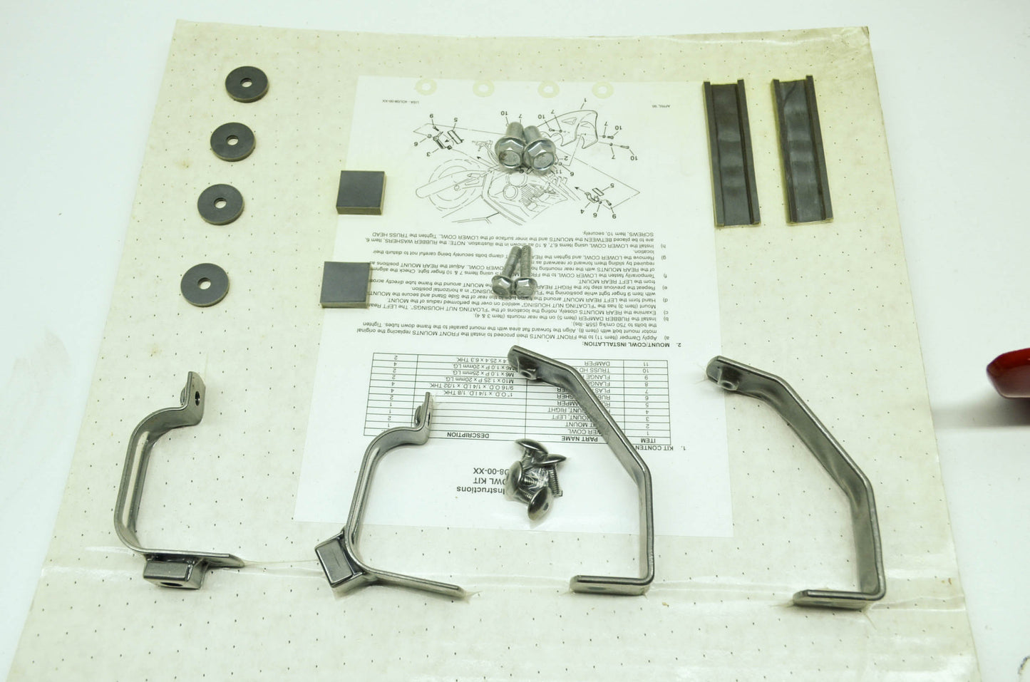 Seca II Fairing Kit Red NOS
