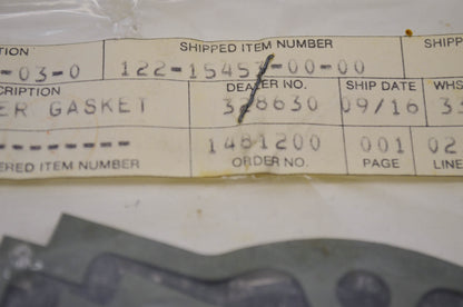 New OEM Yamaha Carburetor Cover Gasket NOS