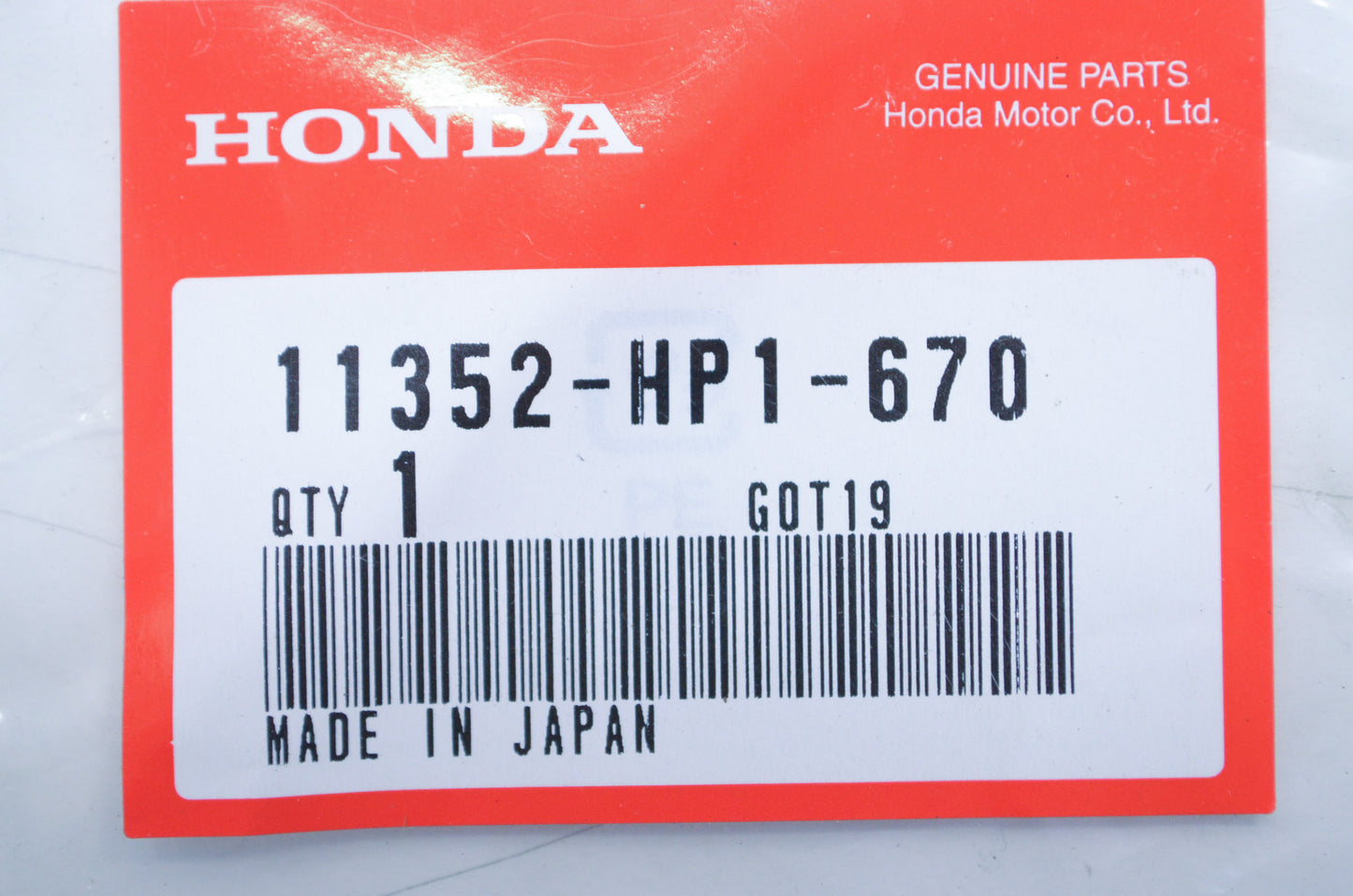 Clutch Cover O-Ring NOS