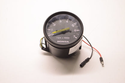 New OEM Honda Black Tachometer NOS