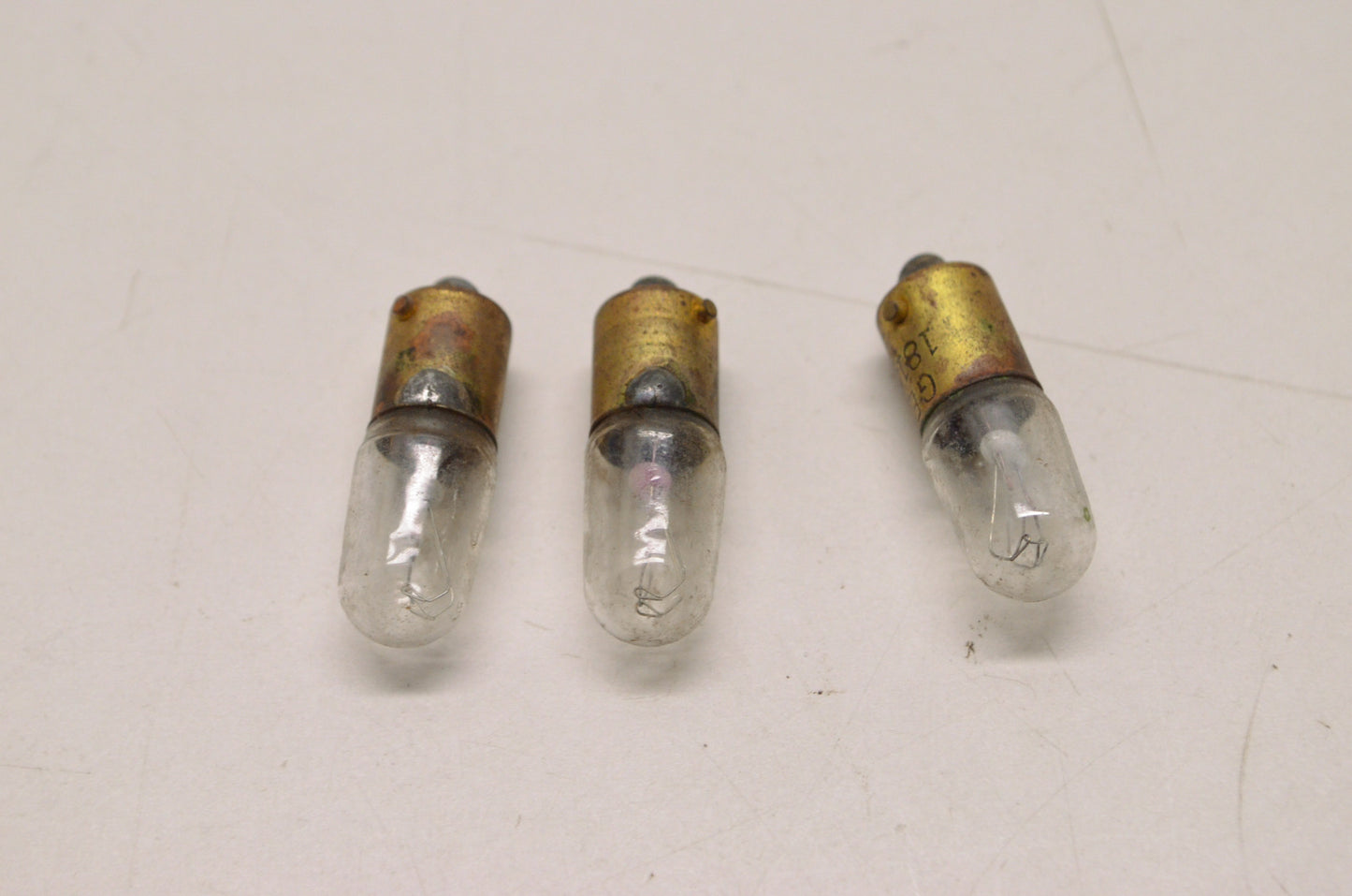 Gauge Panel Lamp Bulb Qty 3 NOS