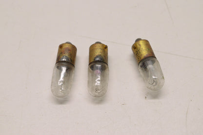 Gauge Panel Lamp Bulb Qty 3 NOS