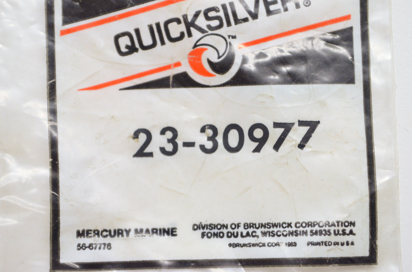 OEM Mercury 23-30977 Quicksilver Spacer NOS