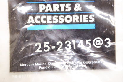 OEM Mercury 25-23145 Quicksilver O-Ring Qty 3 NOS