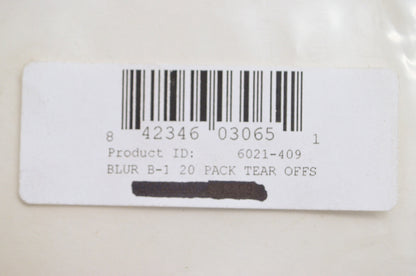 Tear Off Lenses Qty 20 NOS