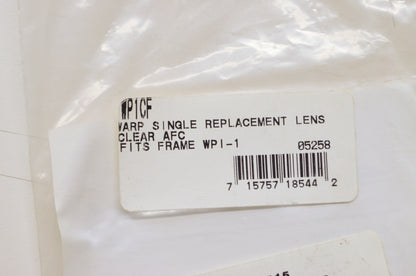 Smith WP1CF, 2602-0015 Clear WARP Single Replacement Lens NOS